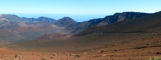 Haleakala Crater, Maui.  Sea to Summit to Sea 1-5-15